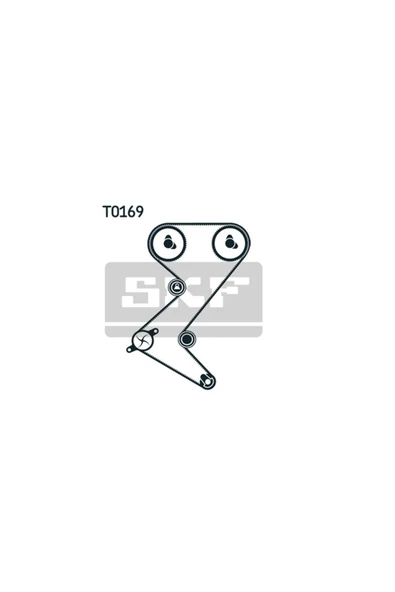 SKF VKMA03235 TRIGER KAYIS SETI (PEUGEOT  206-406-307 2.0 2.2 16V) ürün görseli 1