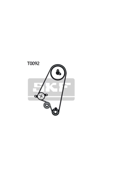 SKF VKMA05121 TRIGER GERGI SETI ( CHEVROLET   KALOS 02/10  1.4 8V /OPEL  CORSA-A CORSA-B/ASTRA-F ASTRA-G/VECTR ) ürün görseli 1