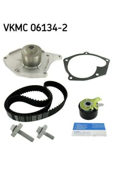 SKF VKMC061341 VKMC06134-1 TRİGER EKSANTRİK GERGİ SETİ + SU POMPASI CLIO II ürün görseli 1