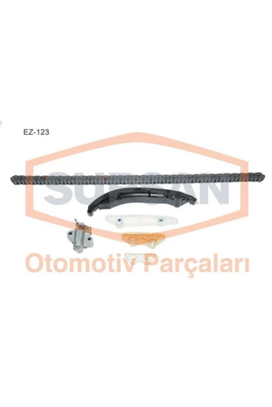 Supsan EZ Ez-123 Eksantrik Zincir Seti Ford V347 2.4l Tdcı 100 120 140ps Arka Çeker Gergi Seti ürün görseli 1