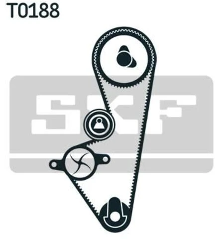 SKF VKMC03253 Vkmc03253 Eksantrik Gergi Seti Devirdaimlı 106 206 206 T3a C2 C3 C3 Iı Tu1jp Tu1a 1.0 8v 1.1 8v 206 Plus 0816.f0 ürün görseli 1
