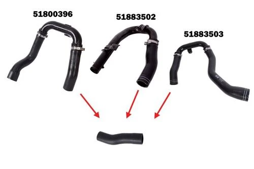 Ibras 15408   TURBO HORTUMU LINEA 07- 1.3 JTD KÜÇÜK METAL BOR ürün görseli 1