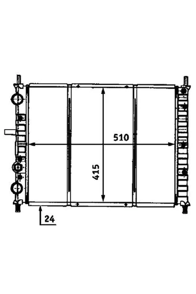Kale 0128251PA MOTOR RADYATOR BRAVO BRAVA 1.9 1 SIRA CUPL SISTEM  0 ürün görseli 1