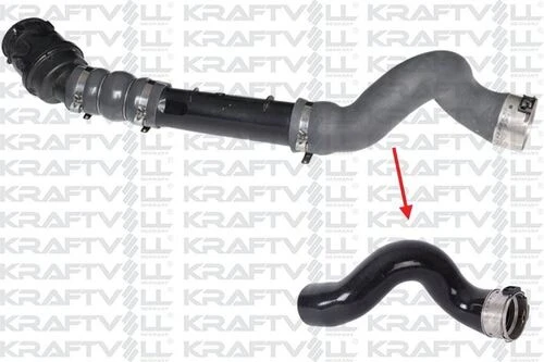 Kraftvoll 10031841  Turbo Hortumu Büyük Plastik Parça Hariç Kangoo Iı 1.5 Dcı 144608356r ürün görseli 1