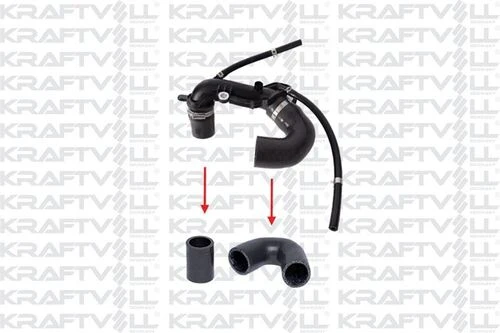 Kraftvoll 10034602  Turbo Borusu Hortumu 3 Kat Polyester Kullanılmıştır Renault Kangoo Iı 1.5 Dcı Renault Clio Iı Clio 8200770644 ürün görseli 1