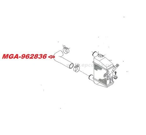 Mga 962836  TURBO HORTUMU ALT GETZ 08- 1.5 CRDI 4 CYL ürün görseli 1