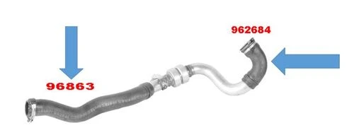 Mga 96863  Turbo Hortumu Duster 1.5 DCI Büyük ürün görseli 1