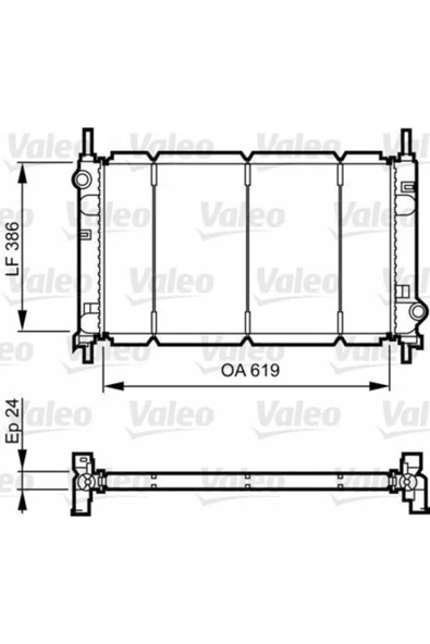 Valeo 731011 RADYATÖR FORD MONDEO BVM AC ürün görseli 1