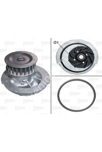 Valeo 506953 SU POMPASI Uyumlu DAEWOO REZZO 1.8 İ SU POMPASI BİNEK ürün görseli 1