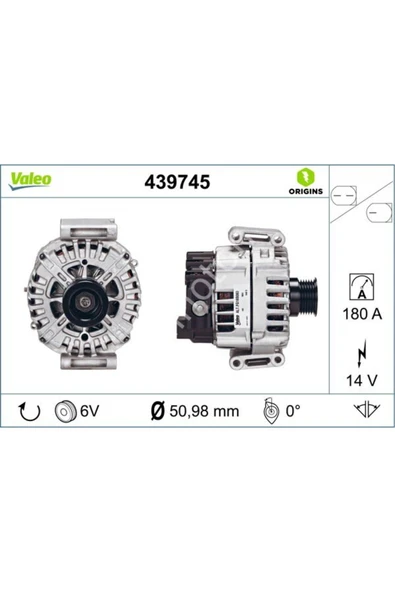 Valeo 439770 ALTERNATÖR MERCEDES ürün görseli 1