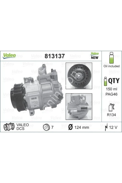 Valeo 813137 KOMPRESÖR MERCEDES C CLASS - CLK ürün görseli 1