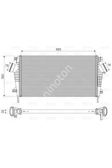 Valeo 818603 TURBO RADYATÖRÜ INSIGNIA ürün görseli 1