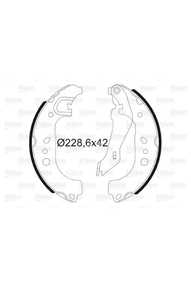 Valeo 564192 Pabuçlu Fren Balatası Skoda Roomster-toledo Iv Pabuçlu Fren Balatası Binekval- 6r0698525b ürün görseli 1