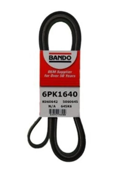 Bando 6PK1640 V Kayışı Megane 95-99 Laguna I 2.0 16v Ac ürün görseli 1