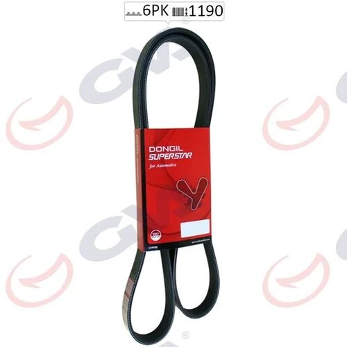 Dongıl 6PK1190 6Pk1190 Kanallı Kayış Clio-Kng-P307-C5-C8 ürün görseli 1
