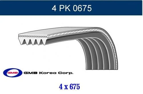 Gmb 4PK0675 Kanallı Kayış Getz ürün görseli 1