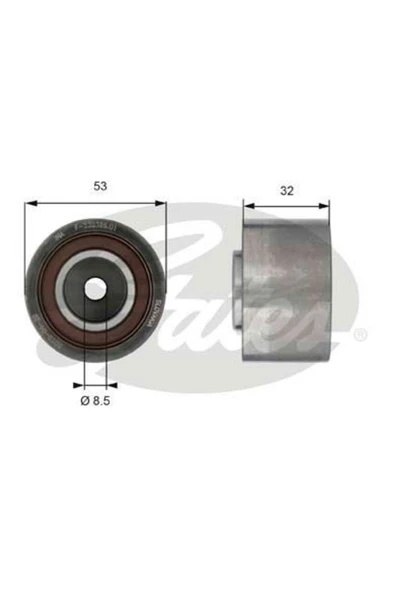 Gates T42179 EKSANTRİK GERGİ RULMANI VOLVO S40 06-10- S80 S60 XC7 ürün görseli 1