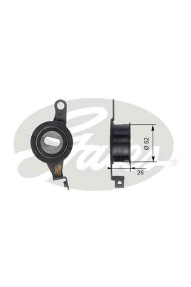 Gates T41143 EKSANTRİK GERGİ RULMANI ESCORT IV V VI VII 89-99 -FI ürün görseli 1