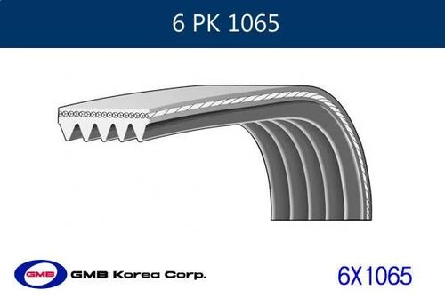 Gmb 6PK1065 Kanallı Kayış ürün görseli 1
