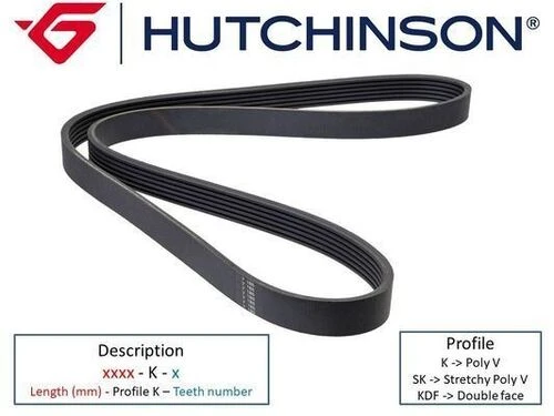 Hutchinson 6PK1195 V Kayışı Idea 04- Punto 99- 1.9 Jtd ürün görseli 1