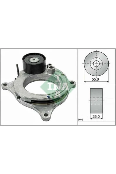 INA 534059810  Gergi Kolu Bmw: 118 120 125 15- 218 220 15- 318 320 330 14- 418 420 430 16- 520 530 ürün görseli 1