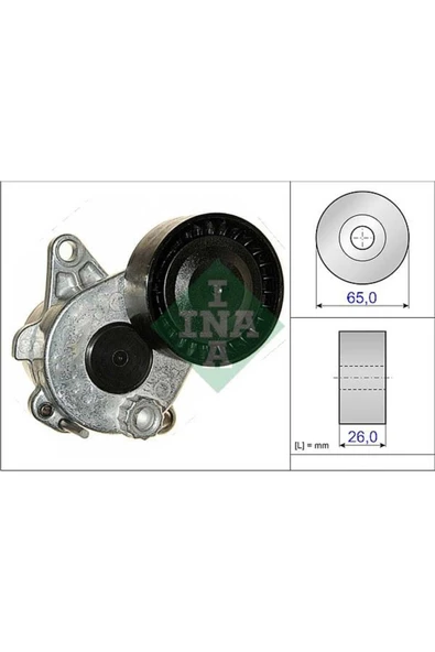 INA 534033610  GERGİ KÜTÜGÜ KOMPLE W204 207 21 209 ürün görseli 1