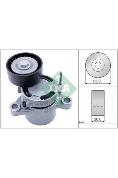 INA 534062710  Gergi Kütüğü Komple F20 Lci F21 Lci F22 F22 Lci F23 F23 Lci F30 F30 Lci F31 F31 L F32 ürün görseli 1