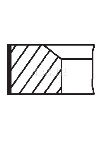Mahle 001RS001110N0 00 Segman 83.00 Mm Std (Mercedes Benz :A-Serisi (W176) 14-18 /B-Serisi(W246) 14-18) ürün görseli 1