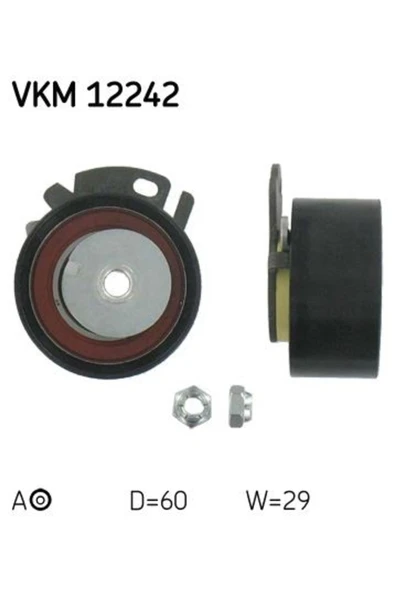 SKF VKM12242 TRİGER EKSANTRİK GERGİ RULMANI PALIO ALBEA DOBLO MAR ürün görseli 1