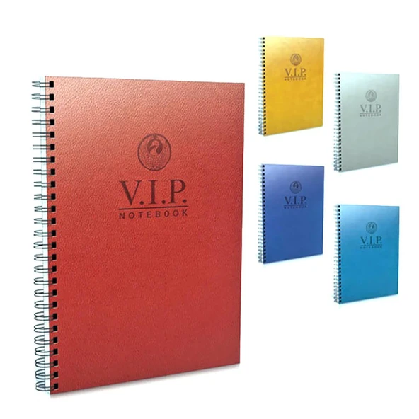 Gıpta Vip Spiralli Deri Kapak Kareli Defter 17x24 Cm 140 Yaprak 1083 ürün görseli 1