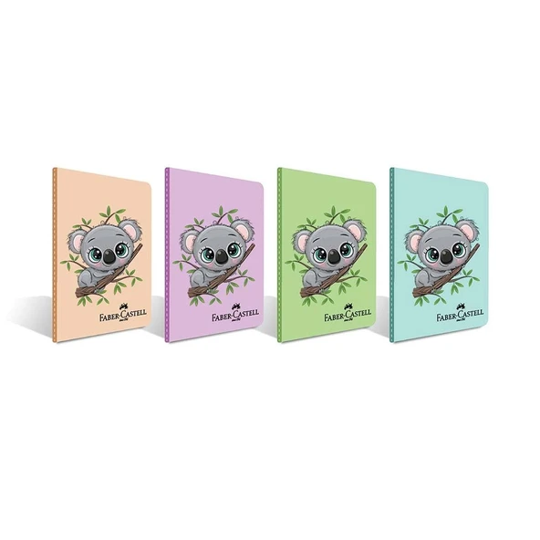 Faber Castell Koala Pp Kapak 100 Yap. Kareli A4 Defter 000407 ürün görseli 1