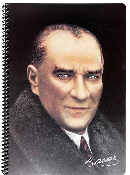 Keskin Color Atatürk Defter PP Kapak Kareli A4 80 Yaprak 327922-99 ürün görseli 1