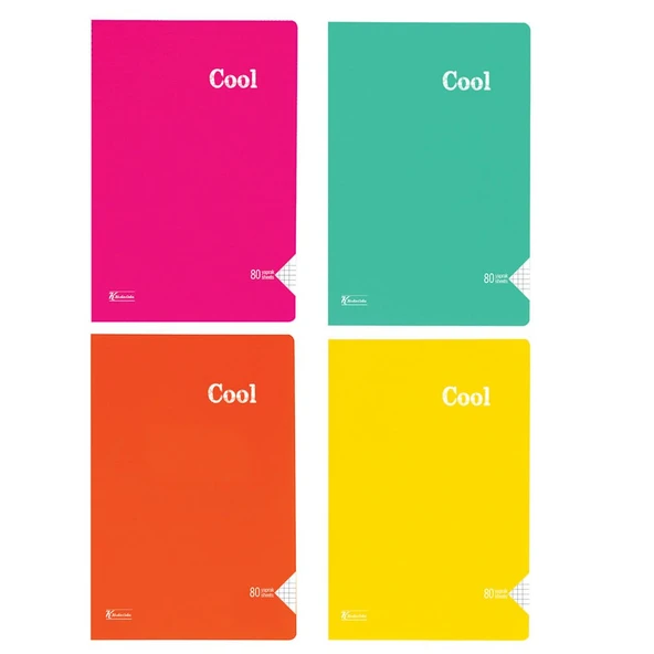 Keskin Color Cool PP Kapak Dikişli Kareli Defter A5 80 Yaprak 450642-99 ürün görseli 1