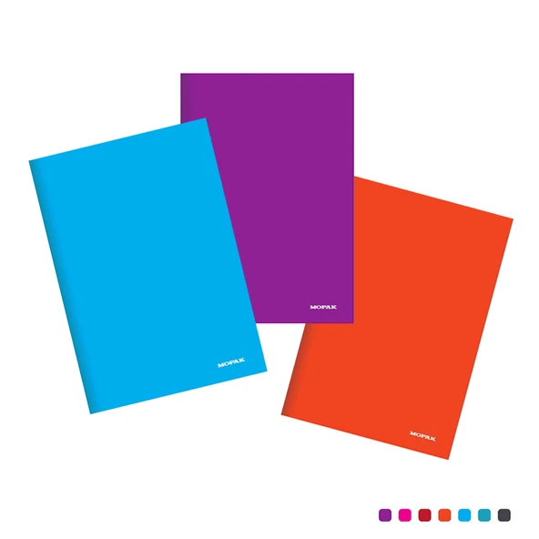 Mopak Pastel Spiralli PP Kapak A4 60 yp Kareli Defter ürün görseli 1