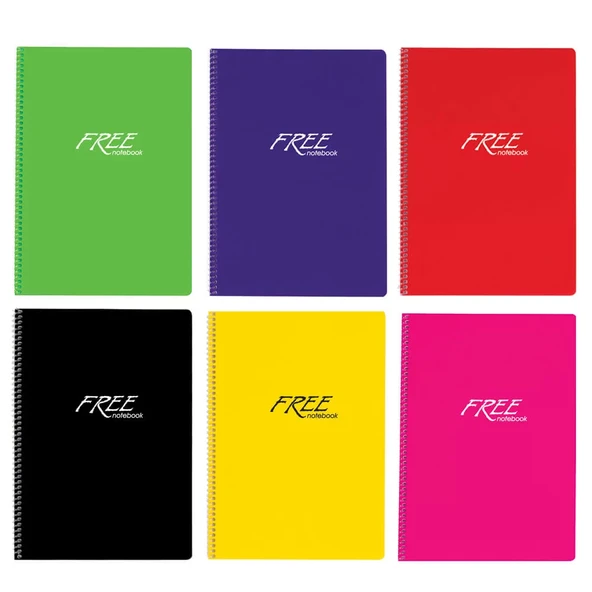 Keskin Color Free Pastel Defter PP Kapak Çizgili A4 100 Yaprak 320441-99 ürün görseli 1