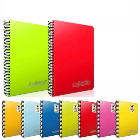 Gıpta Chromo A4 Spiralli Pp Kapak Defter 100yp Kareli ürün görseli 1