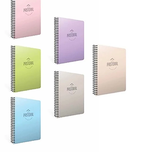 Gıpta Pastoral A4 Spiralli Pp Kapak Defter 72yp Kareli 3242 ürün görseli 1