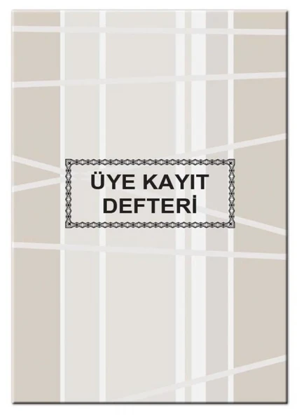 CEM MATBAA ÜYE KAYIT DEFTERİ 40 YAPRAK ürün görseli 1
