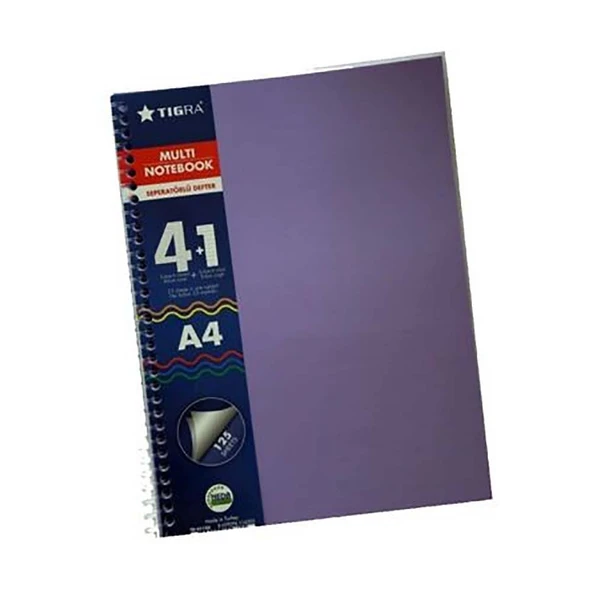 Multi Notebook 4+1 Seperatörlü Defter 125 Yp ürün görseli 1