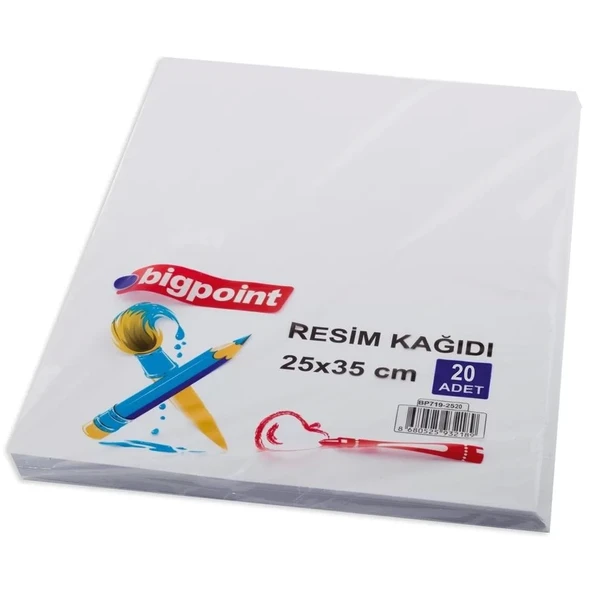 Bigpoint Resim Kağıdı 25x35cm 20'li Paket ürün görseli 1