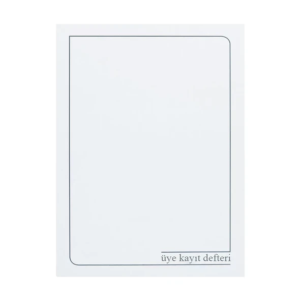 BAYINDIR ÜYE KAYIT DEFTERİ 24x34 40 YAPRAK ürün görseli 1