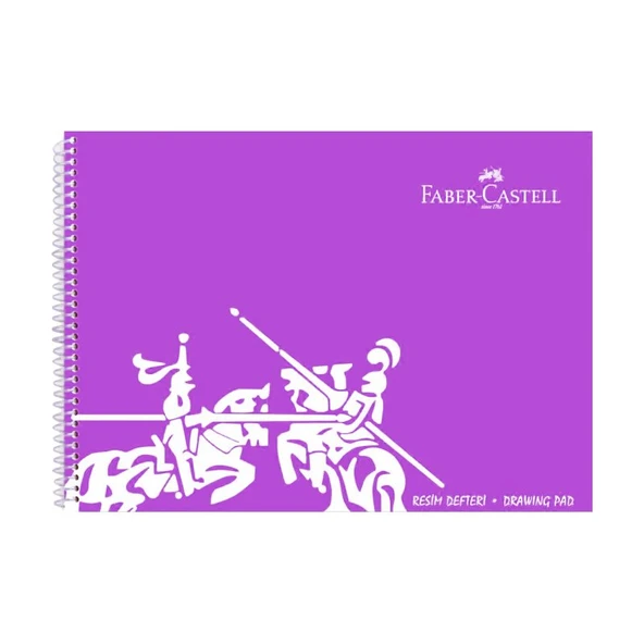 FABER-CASTELL PLASTİK KAPAK RESİM DEFTERİ 35x50 30 YAPRAK (400136) ürün görseli 1