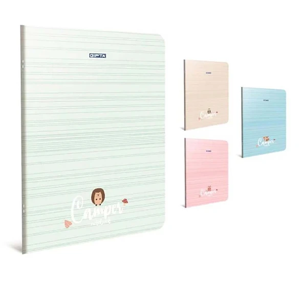 Gıpta Camper A4 Spiralli Karton Kapak Defter 60yp Kareli 4334 ürün görseli 1