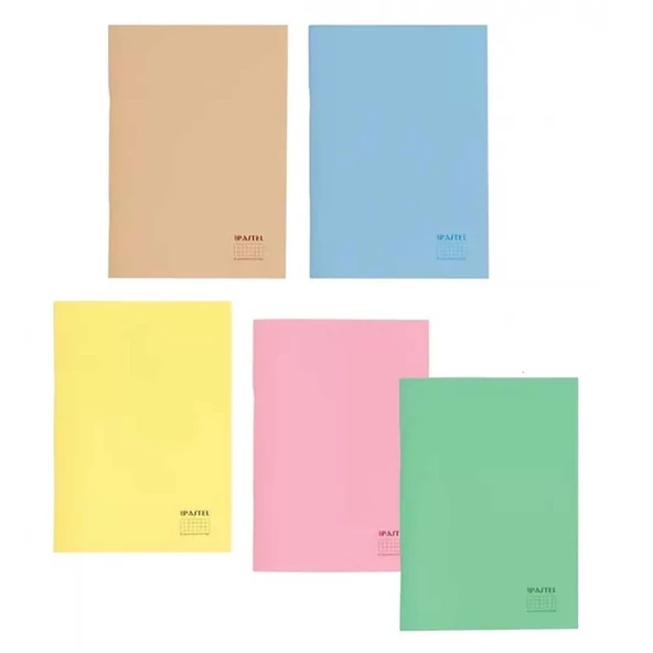 Keskin Pastel Light Pp.Kapak Dikişli Defter A4 80yp. Çizgili ürün görseli 1