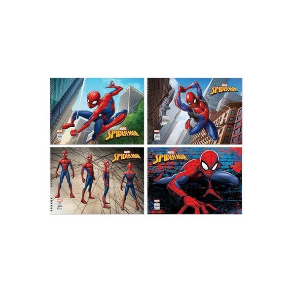 Keskin Color Spiderman Spiralli Resim Defteri 25x35cm 15 Yaprak ürün görseli 1