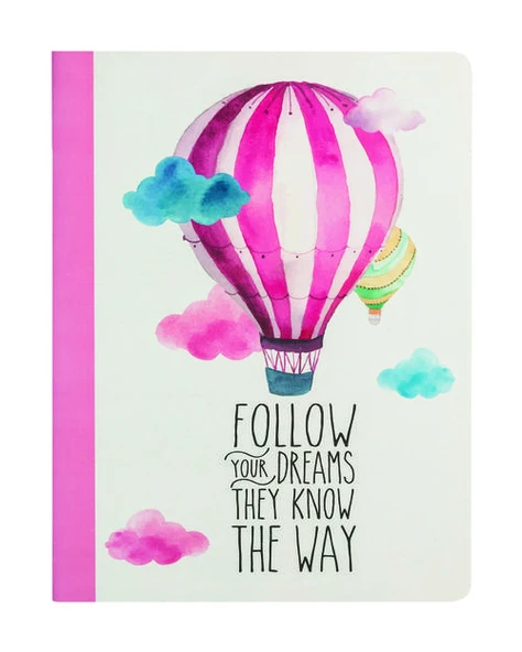 LEGAMİ B5NOT OKUL DEFTERİ B5 ÇİZGİLİ FOLLOW DREAMS ürün görseli 1