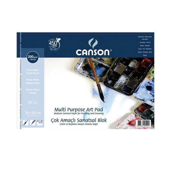 Canson Resim Defteri 35x50 cm 15 Yaprak ürün görseli 1
