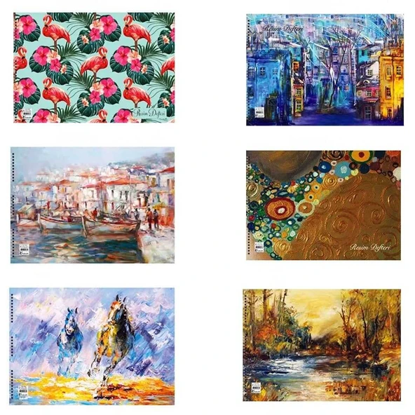 Keskin Color Spiralli Resim Defteri 35x50 cm 30 Yaprak ürün görseli 1