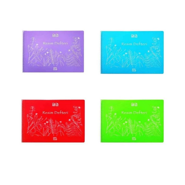 Gıpta Resim Defteri Eco Spiralli Plastik Kapak 35x50 cm 25 Yaprak ürün görseli 1