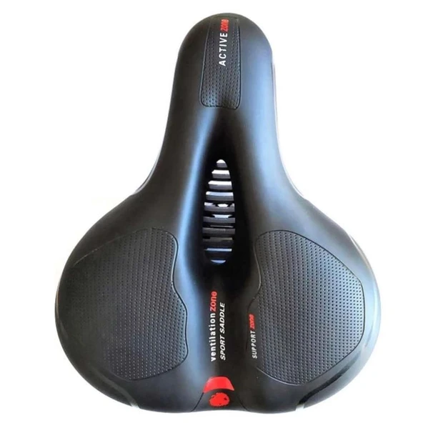 Konforlu Yumuşak City Bike Sele – Hava Kanallı Tasarım 25x18.5 cm ürün görseli 1